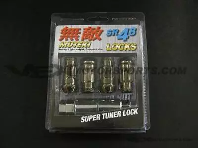 Muteki - SR48 Lock Set 12x1.5mm - Chrome Titanium • $60.61