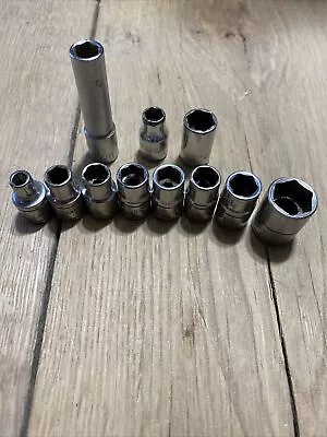 1/4” Drive Socket Lot Snap On Snap-On SK S-K MAC Sabina Ratchet Auto Tool • $19.99