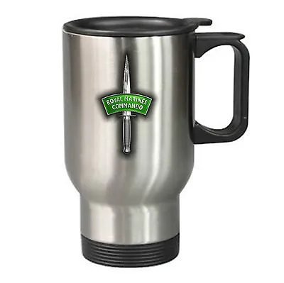 £11.99 • Buy Royal Marine Commando Dagger Logo Travel Mug Gift Present Personalised For Free