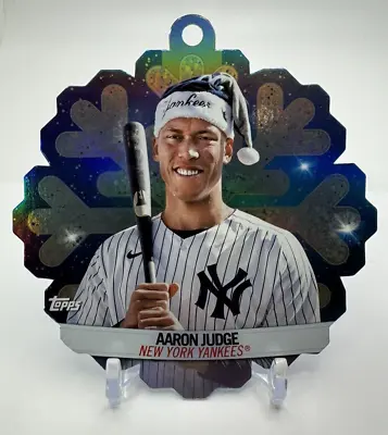 2023 Topps Holiday Aaron Judge Ornament MLBDC-3 New York Yankees • £14.47
