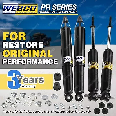 Front + Rear Webco Pro Shock Absorbers For HOLDEN HQ HJ HX HZ Sedan S/Wagon • $217