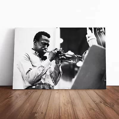 Miles Davis Canvas Wall Art Print Framed Picture Home Decor Living Room Bedroom • $31.07