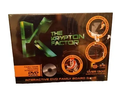 The Krypton Factor Interactive DVD Family Board Game - Brand New & Sealed 2010 • £12.99