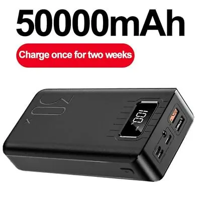 $90.17 • Buy XDOU 50000mAh Power Bank TypeC Micro USB QC Fast Charging
