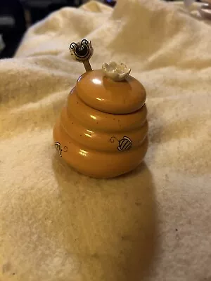 Vintage Joke Mini Honey Pot With Dipper • $15