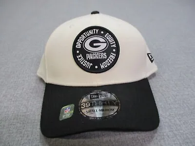 Green Bay Packers Hat Cap White Small/Medium New Era Inspire Change Fitted NFL • $12.49