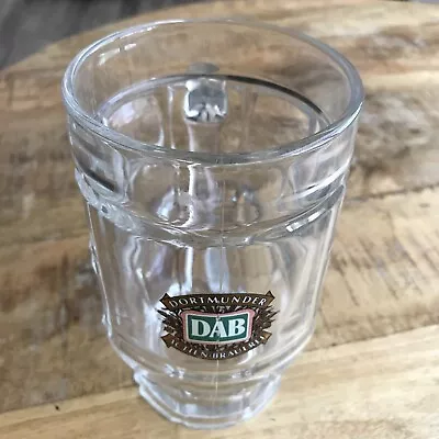 DAB Pilsener German Beer Glass Mug Dortmunder Actien Brauerei Bar Alcohol • $6