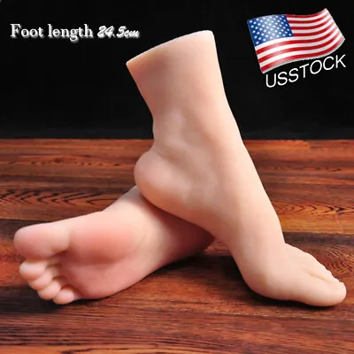 Silicone Feet Model Lifelike Female Fake Mannequin For Shoes And Socks Display • $37.01