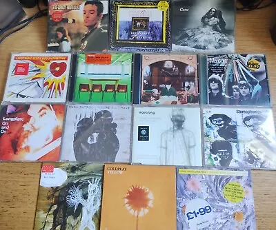 14 X Britpop CD Singles EPs Radiohead Coldplay Travis Mansun Stereophonics +More • £15.95