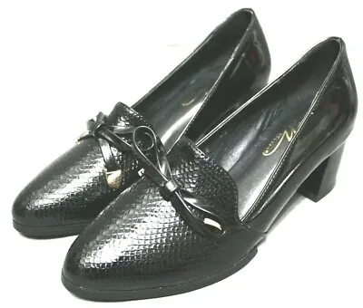 MIDNIGHT VELVET Women's Formal/Office 2 1/4  Heels Slip-On Shoes Size 6M Black  • $23.43