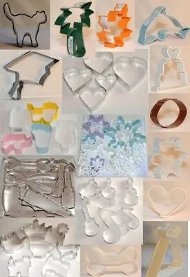 Cookie Cutter Cake Pastry Biscuit Cutters Over 50 To Choose UK Seller 1650+ Sold • £3.10