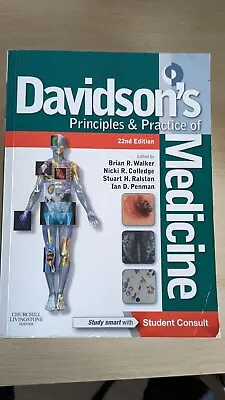 Davidsons Principles And Practice Of Medicine 22nd Edition • £20