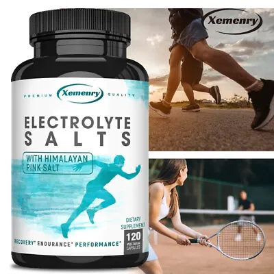 Electrolyte Salts Capsules - With SodiumPotassiumMagnesium - Exercise Recovery • $14.22