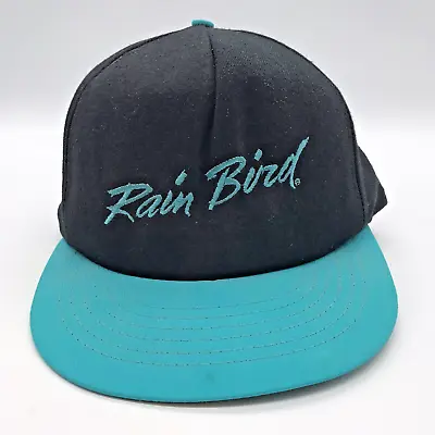 Vintage Rain Bird By Swingster Ball Cap Made In The USA Trucker Dad Snapback Hat • $19.85