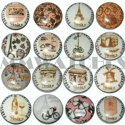 £2.49 • Buy French Shabby Chic Style Paris France Ceramic Cupboard Door Knobs Drawer Kb05