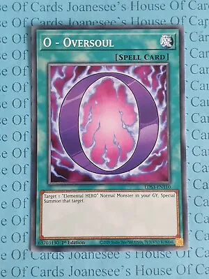 O - Oversoul LDS3-EN110 Yu-Gi-Oh Card 1st Edition New • £1.90