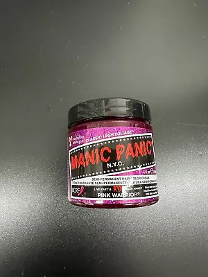 Manic Panic Hair Dye Semi-Permanent Hair Color 4oz ( Pink Warrior)FREE SHIPPING! • $11.51