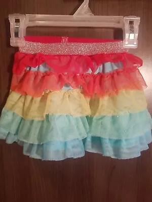 My Little Pony Toddler Girls Tulle Skirt Shorts Attached Underneath Size 3T • $3