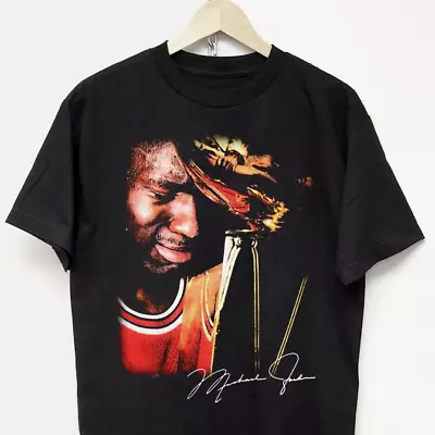 MICHAEL JORDAN T-SHIRT Vtg Rap Tee Kanye West Vlone 90s Dennis Rodman Bulls Ftp • $24.65