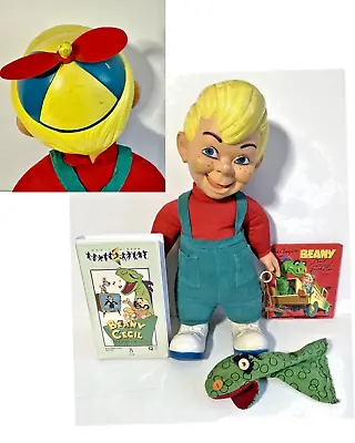 Beany Boy 1949 Cecil Puppet Spins Talks Mattel Book VHS Bob Clampett Lot VIDEO • $365