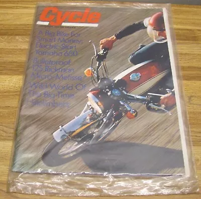 Vintage CYCLE Magazine Sept. 1972 NOS Sealed 125 Rickman Metisse • $12.99