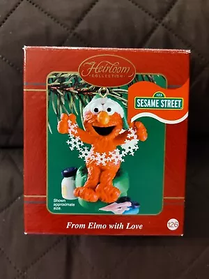 Carlton Cards Heirloom 2002 From Elmo With Love Sesame Street Ornament • $8.56