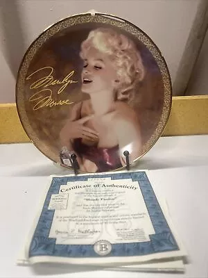 Marilyn Monroe Collector Plate #10350a Blond Passion Bradford Exchange • $18