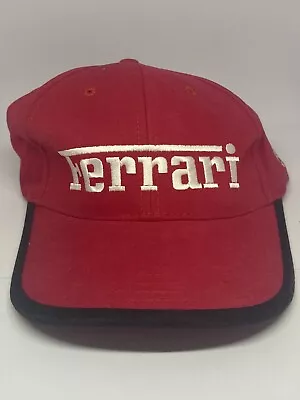 VTG Scuderia Ferrari F1 Formula 1 Hat Cap YKK Adjustable Red Wordscript Mamba • $49.99