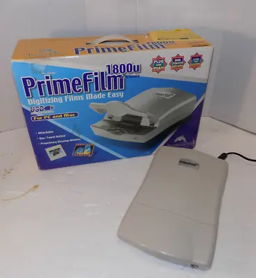 Pacific Image Prime Film 1800U Photo Slide Film Digitizing Scanner PC Or MAC • $25