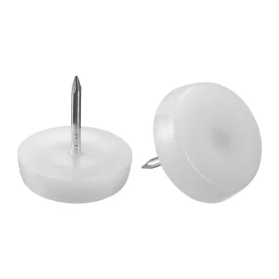 $20.99 • Buy 20Pcs Furniture Feet Nail Chair Table Leg Protector Pad 20mm Dia White Plastic