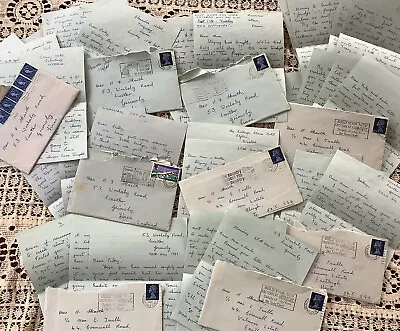 £29.95 • Buy Vintage Ephemera Handwritten Letters X 10 Correspondence 1950s/60s Grimsby