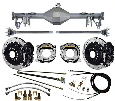 Currie 05-13 Mustang Rear End & Wilwood 13  Drilled Disc Brakeslinescableaxle • $4519.99