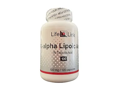 LifeLink's R-alpha-lipoic Acid - 100 Mg X 120 Capsules - Antioxidant Metabolism • $39.10