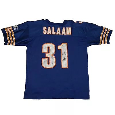 Vintage 1995 Starter Rashaan Salaam Chicago Bears Jersey #31 YOUTH Boys L/XL 90s • $24.99