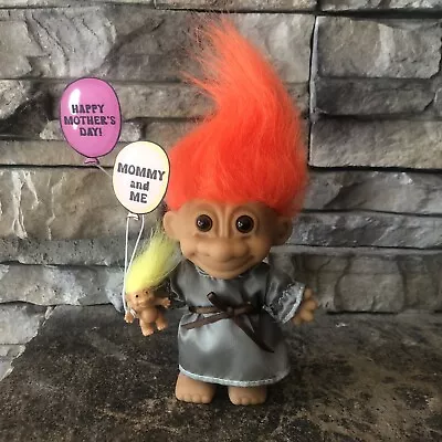 Russ Troll Doll! 4 1/4” Orange Hair Brown Eyes! Mommy & Me! Happy Mothers Day!  • $15