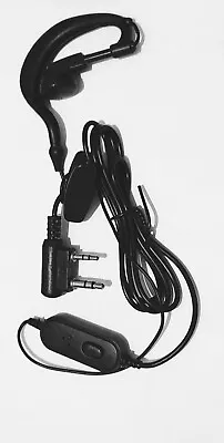 2 PIn Security Mic In-Ear Headphone For Baofeng Kenwood Radio Walkie Talkie • £3.49