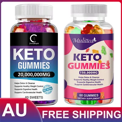 Keto Gummies Ketone Weight Loss Fat Burner Diet Pills Women Dietary Supplement • $19.94