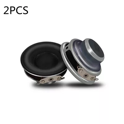 2Pcs 40MM Portable Audio Full Range Mini Speakers 16 Core 4 Ohm 5 W Loudspeaker • £7.40