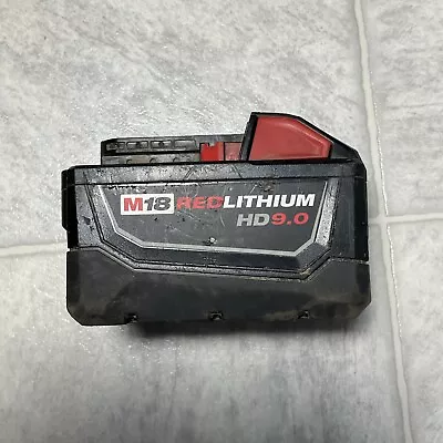 Milwaukee M18 High Demand Lithium-Ion 9.0 Ah Battery 48-11-1890 • $40