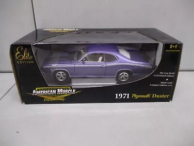 American Muscle Elite 1971 Plymouth Duster 1/18 • $99.99