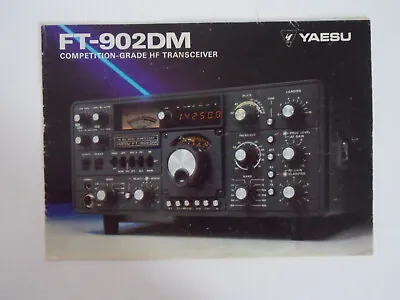 Yaesu Ft-902dm (genuine Print Brochure Only).......radio-spares-ireland • £19.99