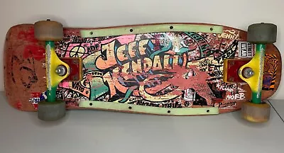 OG Vintage 80s Santa Cruz Jeff Kendall Graffiti Skateboard Tracker Trucks Bullet • $849.99