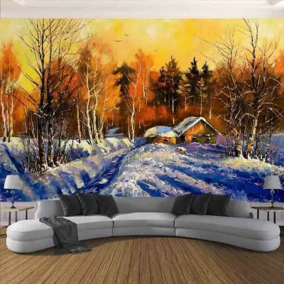 £69.79 • Buy Graffiti Forest Wood 3D Full Wall Mural Photo Wallpaper Printing Home Kids Decor