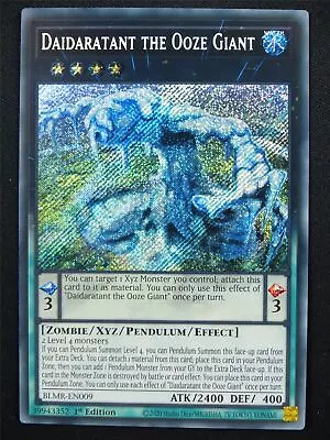 Daidaratant The Ooze Giant BLMR Secret Rare - 1st Ed Yugioh Card #4HT • £1.50