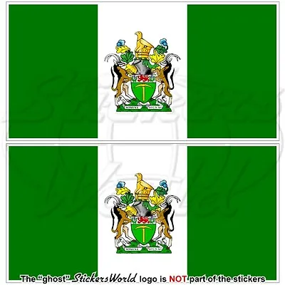 RHODESIA Rhodesian Flag 1968-1979 Vinyl Decals Bumper Stickers 75mm (3 ) X2 • $6.62