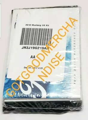 2018 Ford Mustang Owners Manual Sport Coupe Convertible V8 I4 Gt Premium Eco New • $135.99