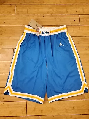 New UCLA Bruins Nike Air Jordan Basketball Shorts Blue Mens Sz Medium DM5639-403 • $49.99