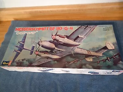 Revell 1/32 Messerschmitt BF 110-G-4 Destroyer Model Airplane Kit H-250 Complete • $49.99