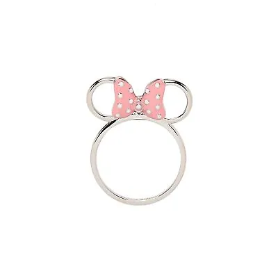 Pura Vida Silver Disney Minnie Mouse Cutout Ring - Brass Band Rhodium Plating • $17.59