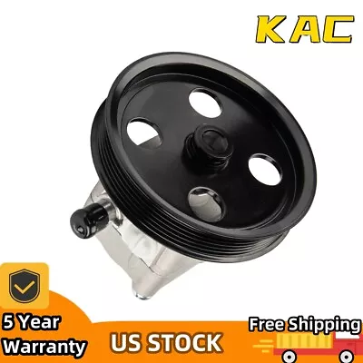 Power Steering Pump W/ Pulley For 99-05 Volvo C70 S60 S70 S80 V70 XC70 Aluminum • $73.99